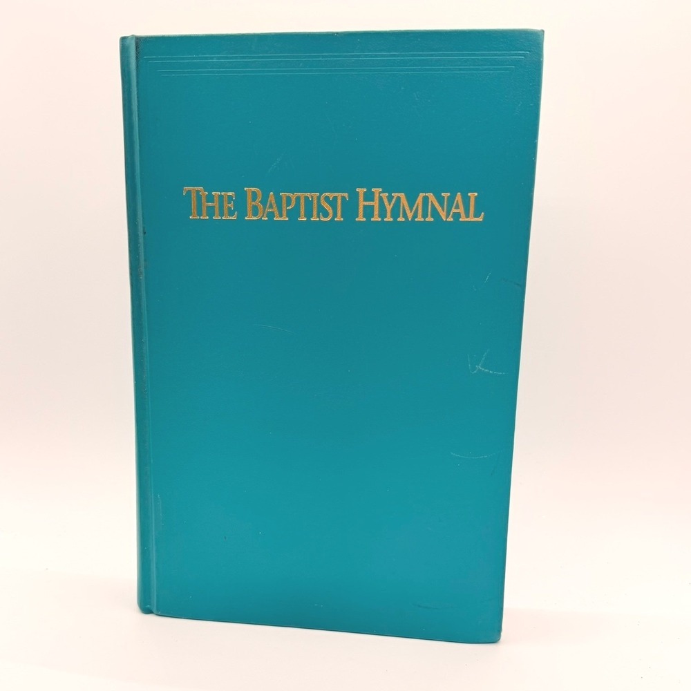Convention Press The Baptist Hymnal 1991 Turquoise Hardcover Book 1990s